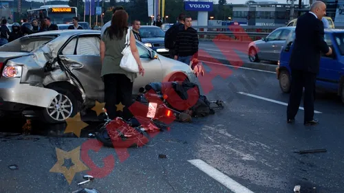 Accident teribil pe DN 1! Motocilst ucis de un ofiter MAI
