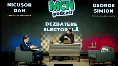 Dezbatere electorală la Micutzu. George Simion nu a mai venit/Nicușor Dan, întrebat dacă este suveranist sau globalist
