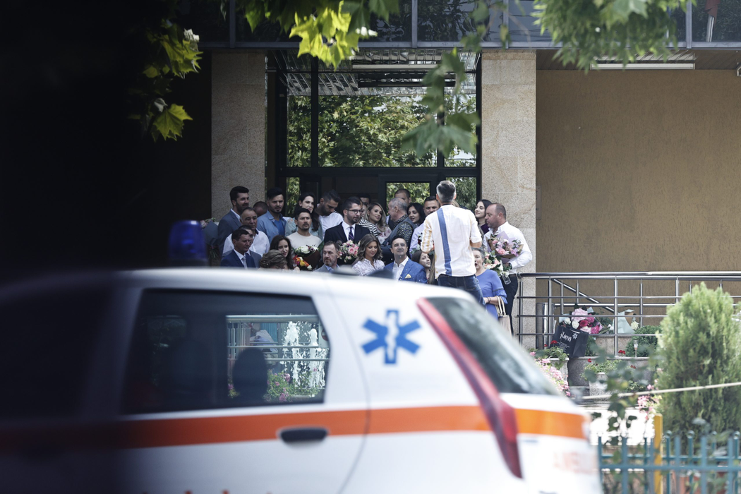 Iulia Florescu și Lucian Becali s-au cununat, joi, la Primăria Voluntari