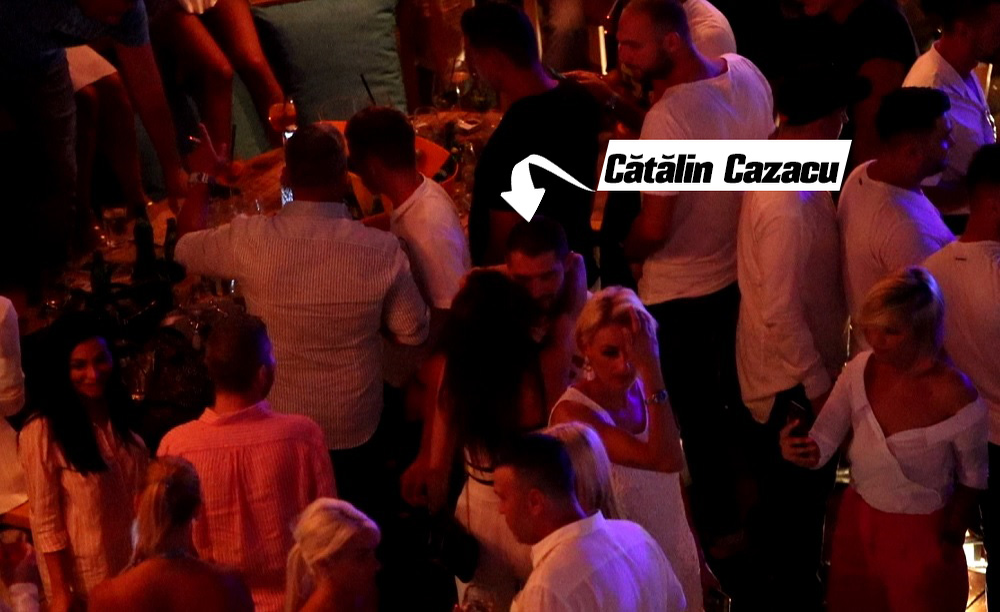Cătălin Cazacu, în ipostaze tandre alături de o tânără atrăgătoare