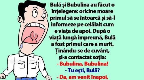 Cel mai tare banc cu Bulă | "Fac amor la micul-dejun și apoi mă opresc la terenul de golf"