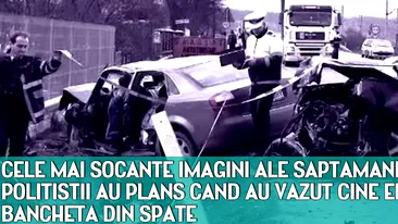 Cele mai socante imagini ale saptamanii. Politistii au plans cand au vazut cine era pe bancheta din spate