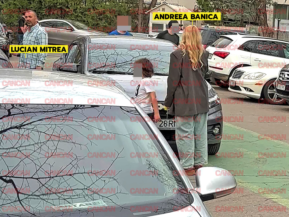 Andreea Bănică, la plimbare cu familia