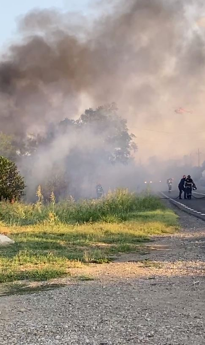 Explozie la o stație GPL din Crevedia