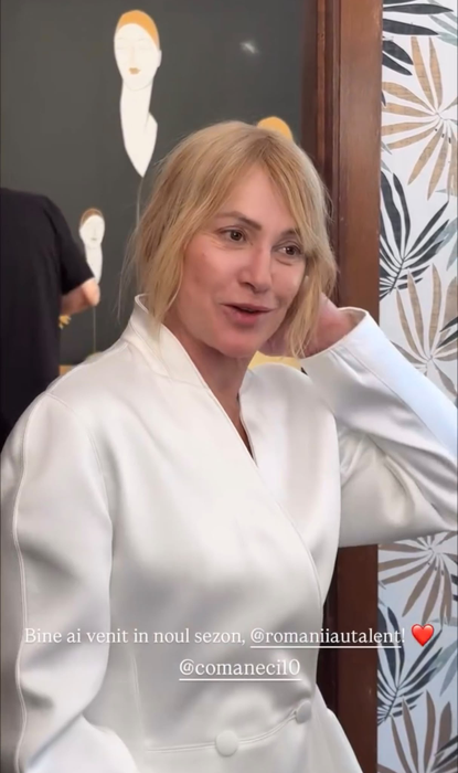 Primele imagini cu Nadia Comăneci la Românii au Talent! Câte ore a stat la filmări gimnasta de 10 a României