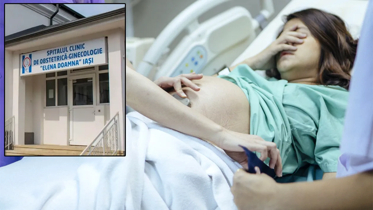 Caz SF în Maternitatea din Iași! O femeie care avea Covid-19 a născut un bebeluș microsom