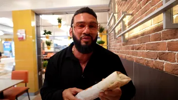 Cât a plătit Dorian Popa pentru două șaorme, într-un fast-food din Chișinău: Cât înseamnă în lei românești?