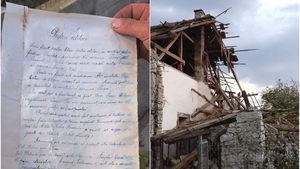 Capsula timpului! Mesajul de la 1939 descoperit printre ruinele unei școli din Bistrița: „Transmitem acelora care vor ruina aceste ziduri”