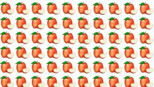 Test de perspicacitate | Care măr este diferit de toate celelalte?