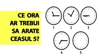 Cel mai simplu test de inteligență | Ce oră ar trebui să arate ceasul numărul 5?