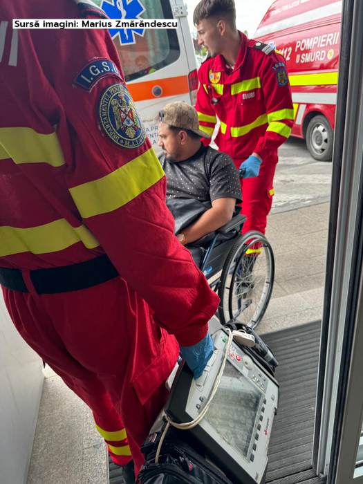 Floriță de la Clejani a leșinat în avion