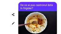 Bancul de weekend | De ce ai pus castronul ăsta în frigider?