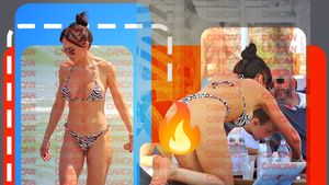 Incendiu pe plajă! Monica Orlanda s-a aplecat și...E cea mai HOT mămică de pe litoral!