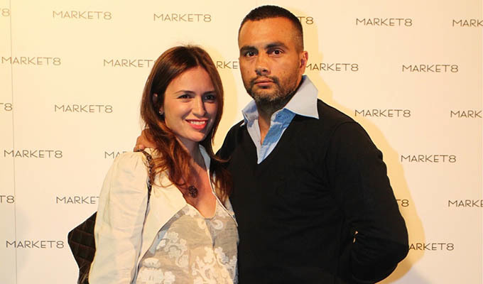 Maria Marinescu şi Frank Colin, în perioada în care erau căsătoriți