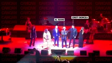 Cristi Borcea, pe scenă la concertul lui Al Bano de la Sala Palatului! Ce i-a transmis celebrul cântăreț italian