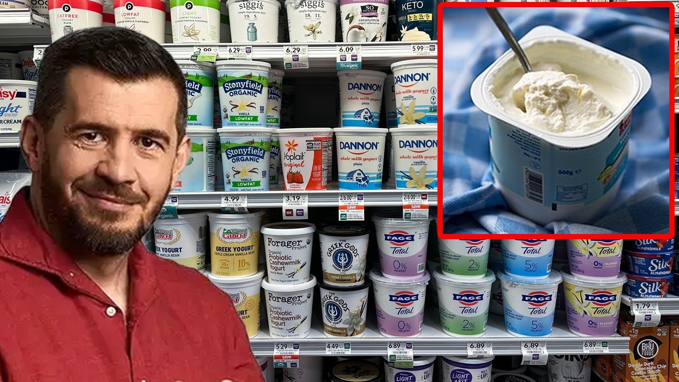 Ce conțin iaurturile din supermarket, de fapt. Dragoș Pătraru ne spune care e singurul sănătos