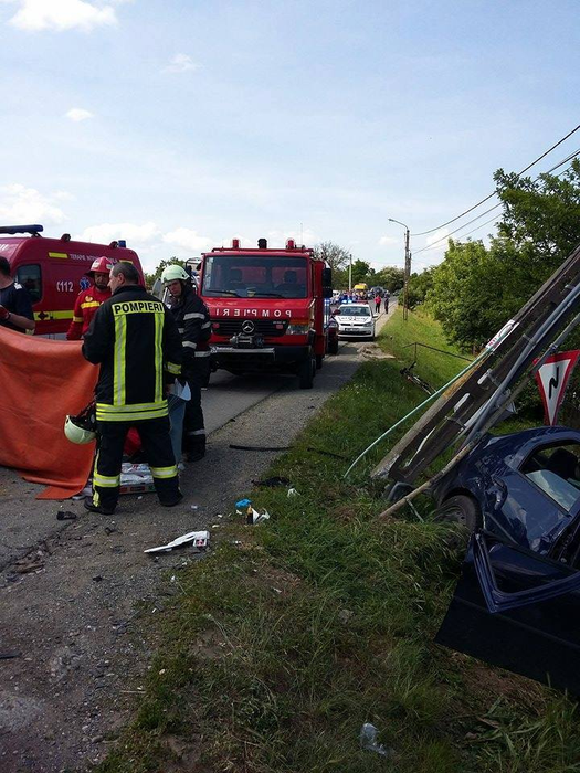 Accidentul înfiorător s-a produs în Satu Mare