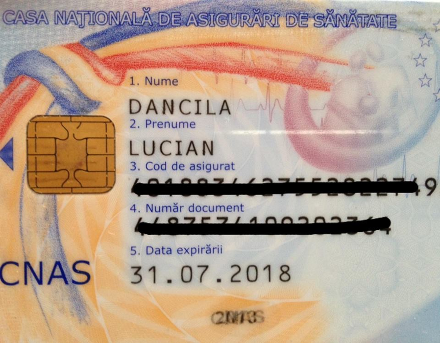 Pe cardul de sănătate al jurnalistului scrie Dăncilă în loc de Dănilă