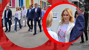 Apariție de senzație la vot a Gabrielei Firea, alături de Ciolacu! Mesajul de pe tricou a scos-o în evidență!