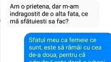 BANC | Am prietenă, dar m-am îndrăgostit de altă fată