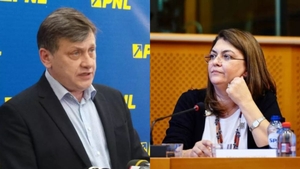 Ea este Adina, soția lui Crin Antonescu. Au făcut nuntă mare la Bruxelles