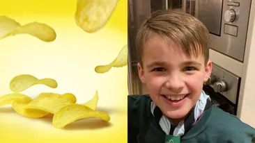 Incredibil! Ce a putut să descopere un băiețel de 9 ani într-o pungă de chipsuri