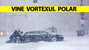 Meteorologii ANM anunță: Vortexul polar ajunge în România și face prăpăd în jur