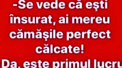 BANCUL DE WEEKEND | ”Se vede că ești însurat!”