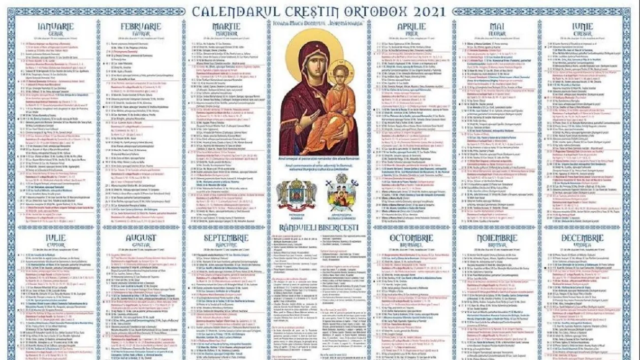 Calendar ortodox joi, 25 martie. Astăzi este Buna Vestire, sărbătoarea marcată de cruce roșie