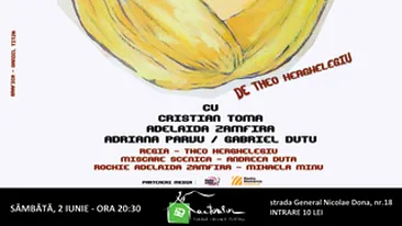 Fata cu caramida-n gura se joaca in weekend la Casa Actorilor, iar martea viitoare, in Herastrau