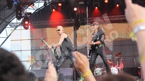 Trupa Scorpions, aclamata la scena deschisa la Bucuresti!
