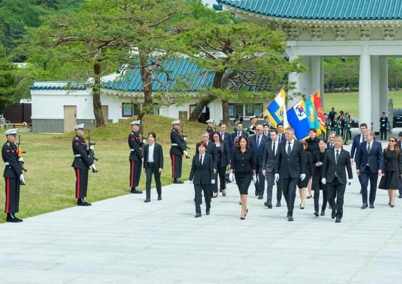 Carmen și Klaus Iohannis, vizită diplomatică în Coreea de Sud /Foto: Administrația Prezidențială
