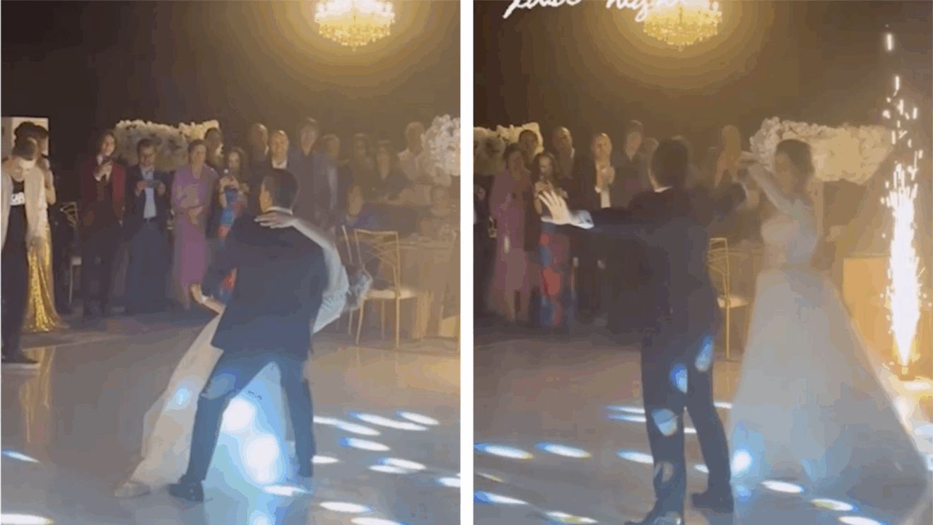 Marian Drăgulescu și Simona s-au căsătorit! Ce rochii a ales să poarte soția gimnastului