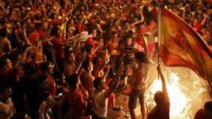 Sarbatoare la Madrid dupa calificarea Spaniei in semifinalele Euro-2012
