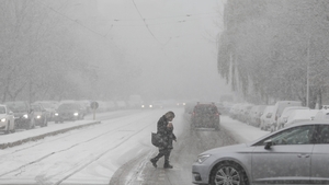 A nins ca în poveşti în Bucureşti! Cum arăta Capitala la primele ore ale dimineţii
