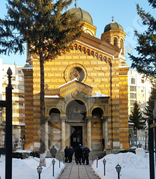 Capela unde a fost depus sicriul cu trupul neînsufleţit al lui Dan Adamescu