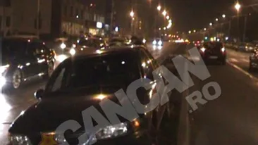 Un sofer grabit din Drobeta Turnu Severin a intrat cu masina in fantana arteziana