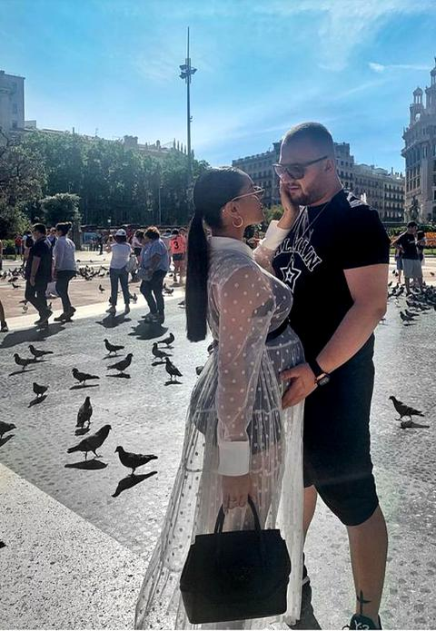 Carmen Minune, alături de soțul ei, Bogdan Căplescu