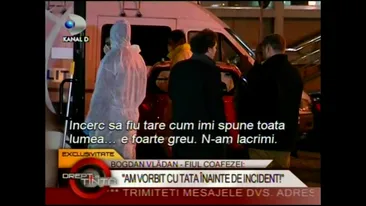 Bogdan Vladan, despre tatal sau: Nu a dat niciodata in mama. Darul lui era sa te faca din cuvinte ca si cum ai fi ultimul om de pe pamant