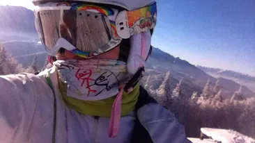 Roxana Ilie-Plesea s-a accidentat pe partia de schi ca Huidu. Vezi cum a fentat moartea si ce a scapat-o