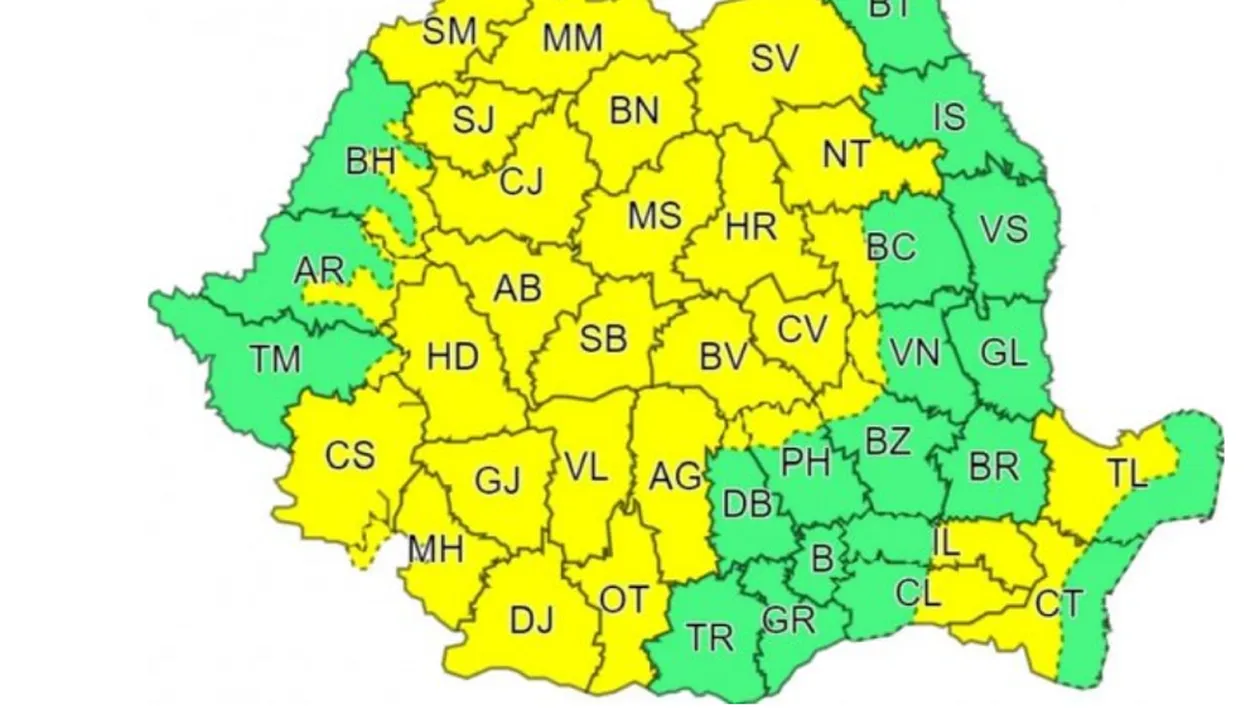 Grindina lovește România în mijlocul verii. Prognoza ANM vine cu o alertă de ultim moment, emisă pe 2 iulie