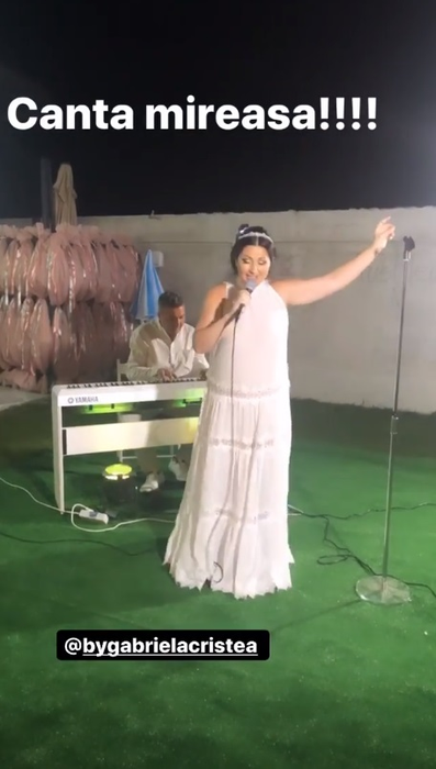 Gabriela Cristea a surprins și cu a doua rochie de mireasă! A îmbrăcat una transparentă și i s-a văzut lenjeria intimă