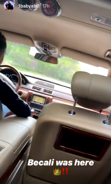 Abi și-a luat șofer care să-l plimbe cu Maybach-ul