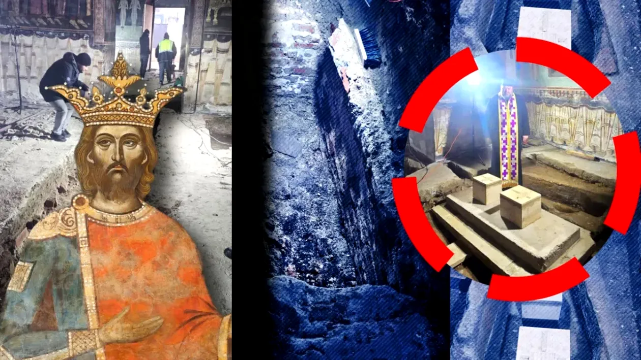 Osemintele lui Mircea cel Bătrân și ale mamei lui Mihai Viteazul, deshumate! Peste o lună se va afla ce origini aveau, de fapt