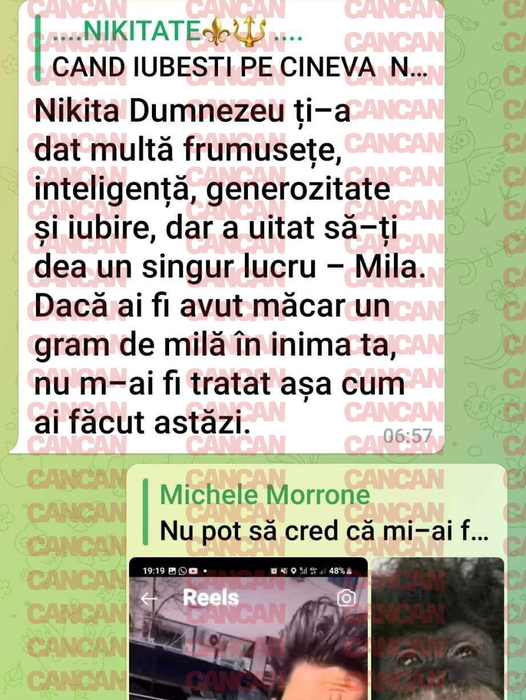EXCLUSIV | Avem mesajele lui Michele Morrone către Nikita. Iubire și pasiune totală între vedeta din „365 de zile” și femeia din România