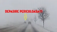 Accident socant filmat cu o camera de bord pe DN21! Ce greseala a facut soferul din imagine