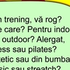 BANC | „De care trening doriți?”