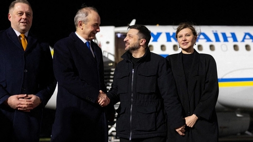 Incident grav de securitate. Avionul lui Volodimir Zelenski a fost vizat de mai multe drone