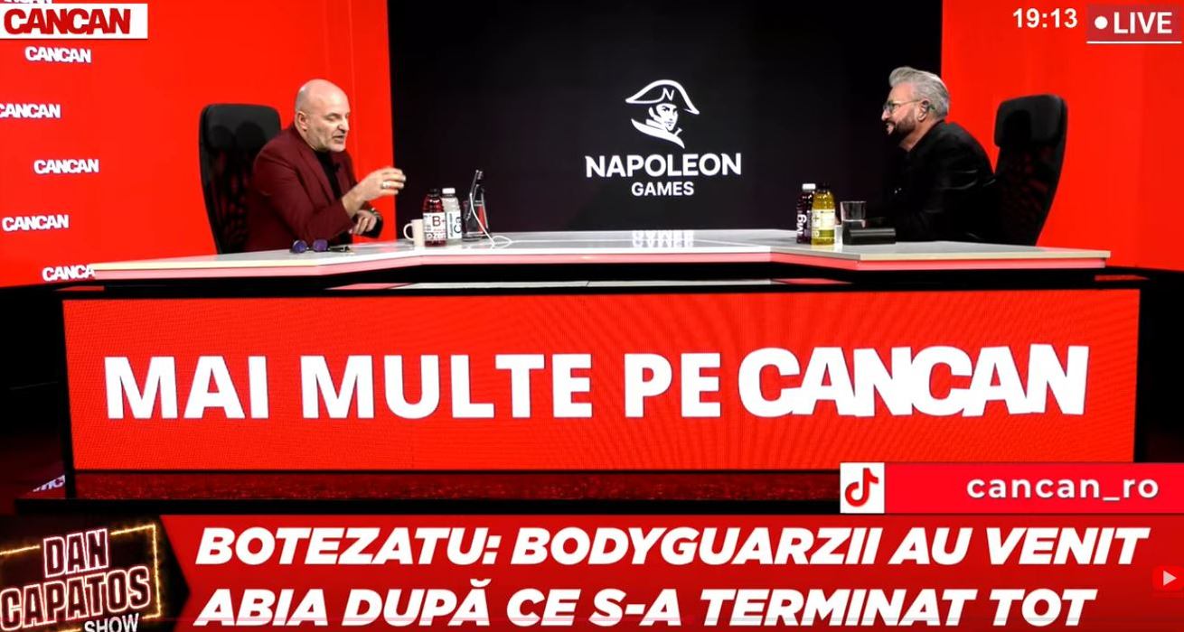 Cătălin Botezatu a spus totul în direct la Dan Capatos Show