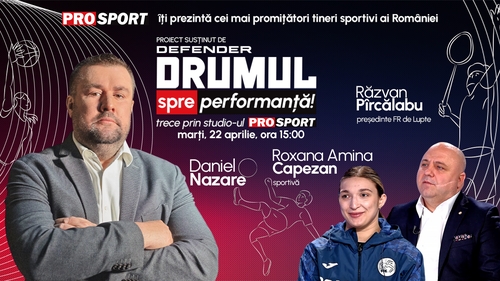 Andreea Amina Capezan și Răzvan Pîrcălabu vin la emisiunea „Drumul spre performanță”. Au luptele viitor în România?